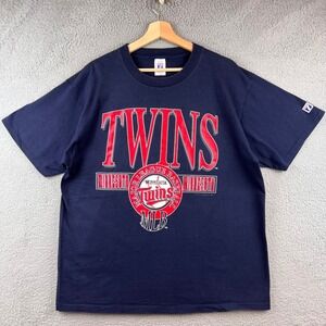 Vintage Minnesota Twins MLB Baseball T Shirt Logo 7 USA Made XLarge